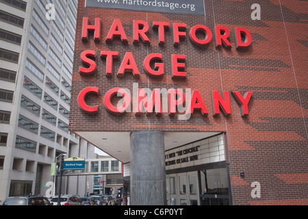Hartford Stage Company is pictured in Hartford, Connecticut, Saturday August 6, 2011. Stock Photo