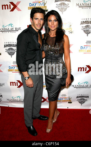 Brandon Beemer and Nadia Bjorlin 2010 Daytime Emmy Awards Official Pre-Party at Mix Lounge Mandalay Bay Las Vegas, Nevada - Stock Photo