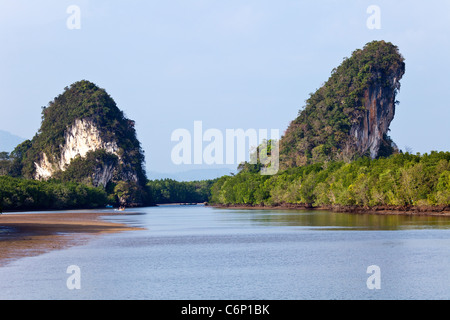 Khao Khanap Nam in Krabi, Thailand Stock Photo