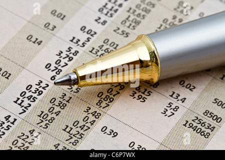 Stock market analyzing Stock Photo