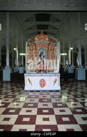 Views of the Church of Saint Atanasio, Villa de los Santos, Los Santos, Panamá. Stock Photo