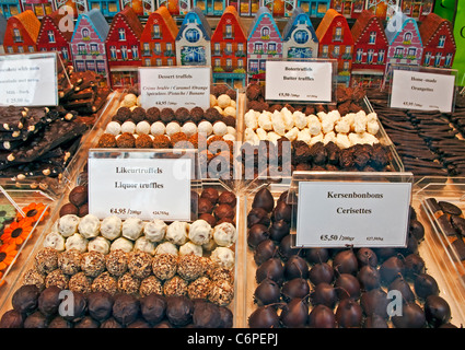 Belgian Chocolate Shop Window, Brugge, Belgium Stock Photo - Alamy