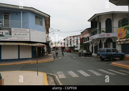 Las Tablas city in the Los Santos Province, Panama. Stock Photo