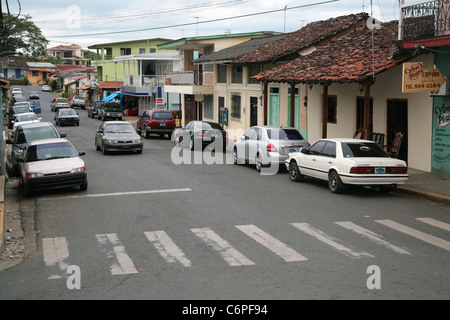 Las Tablas city in the Los Santos Province, Panama. Stock Photo