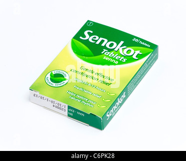 Senokot tablets Stock Photo