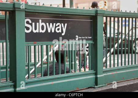 New York Subway Times Sq 42 St station is pictured in the New York City borough of Manhattan, NY, Tuesday August 2, 2011. Stock Photo