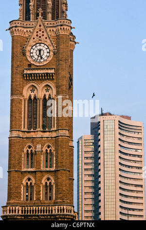 The Rajabai Clock Tower in South Mumbai, India Stock Photo