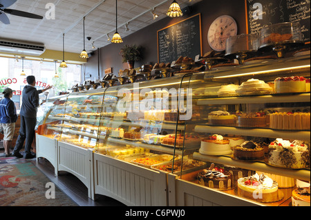 Customers in a bakery in Astoria, Queens Stock Photo ...