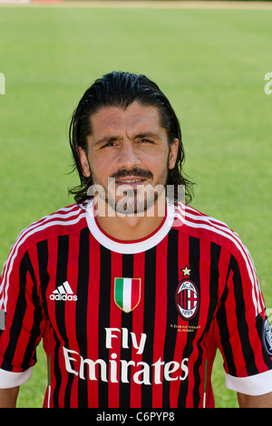 Gennaro Gattuso (Milan), AUGUST 25, 2011 - Football / Soccer : AC Milan team photo session in Italy. (Photo by aicfoto/AFLO) Stock Photo
