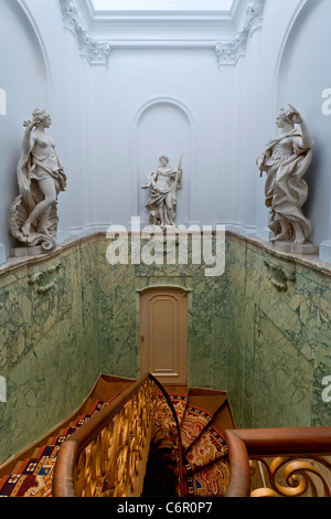 Europe, Netherlands, Amsterdam, Museum Willet-Holthuysen, The Staircase Stock Photo