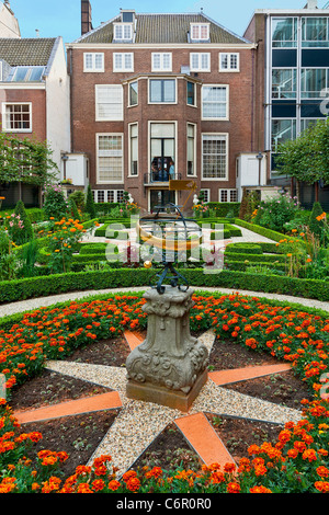 Europe, Netherlands, Amsterdam, Museum Willet-Holthuysen, The English Garden Stock Photo