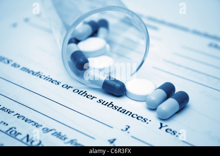 Medical background Stock Photo