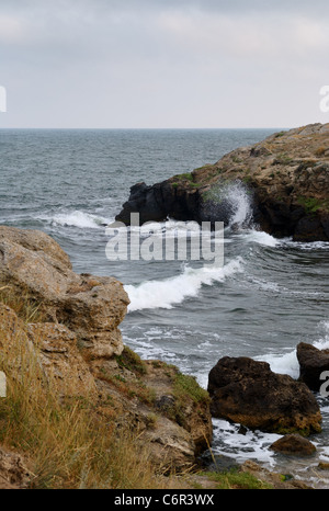 The Cape Kazantyp, Kazantyp Nature Reserve, Crimea, Ukraine Stock Photo