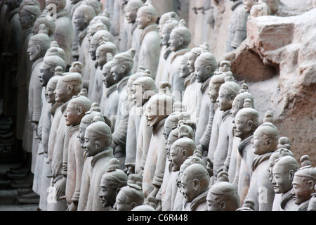 Soldiers of the Terracotta Army Stock Photo