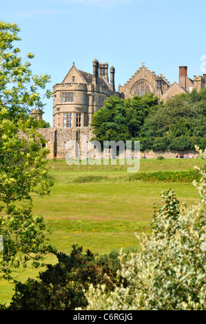 Battlefield, scene of the Battle of Hastings in 1066 and Battle Abbey in Battle,  East Sussex, Britain, UK Stock Photo