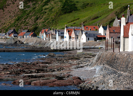 Pennan village in Aberdeenshire, North East Scotland Stock Photo