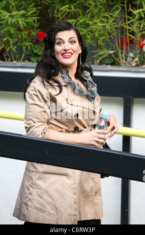 Jodie Prenger Celebrities outside the ITV television studios. London, England - 18.05.10 Stock Photo