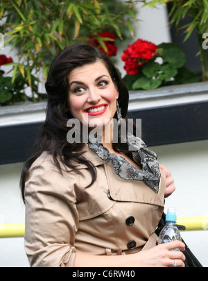 Jodie Prenger Celebrities outside the ITV television studios. London, England - 18.05.10 Stock Photo