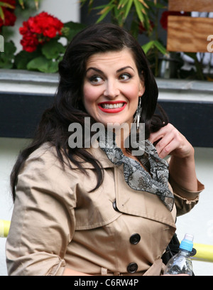 Jodie Prenger Celebrities outside the ITV television studios. London, England - 18.05.10 Stock Photo