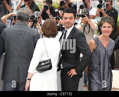 Dominic Cooper and Tamsin Greig Cannes International Film Festival 2010 - Day 7 - 'Tamara Drewe' Photocall Cannes, France - Stock Photo