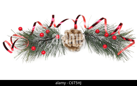 Christmas Ornament Isolated on White Stock Photo