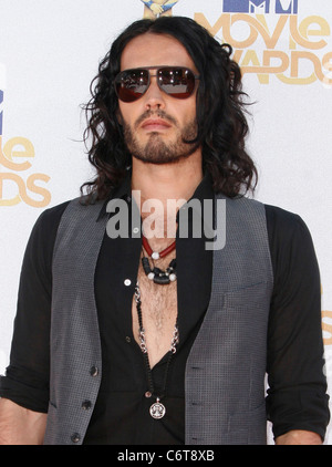 Russell Brand 2010 MTV Movie Awards - Arrivals held at the Gibson Amphitheater at Universal Studios Universal City, California Stock Photo