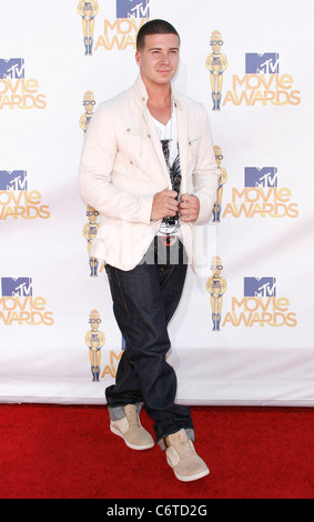 Vinny Guadagnino 2010 MTV Movie Awards - Arrivals held at the Gibson Amphitheater at Universal Studios Universal City, Stock Photo