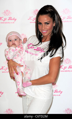 Katie Price launches her new babywear range, KP BABY at the Worx Studio. London, England - 20.05.10 Stock Photo