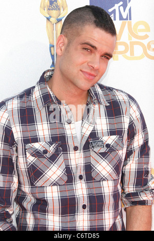 Mark Salling 2010 MTV Movie Awards - Arrivals held at the Gibson Amphitheater at Universal Studios Universal City, California - Stock Photo