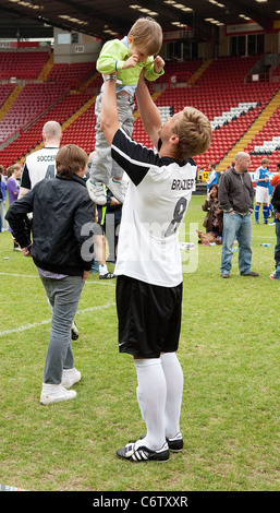 Jeff Brazier 2010 Soccer Six tournament at Charlton Athletic Football Club London, England - 31.05.10 Stock Photo