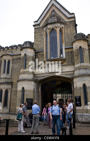 Entrance to Highgate Cemetery the burial site for many celebrities and