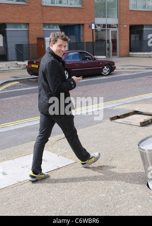 Ben Shepherd leaving the ITV studios London, England - 04.05.10 Stock Photo