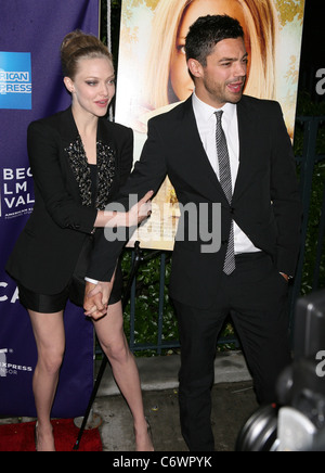 Dominic Cooper, Amanda Seyfried, 9th Annual Tribeca Film Festival - Premiere of 'Letters to Juliet' - Arrivals New York City, Stock Photo