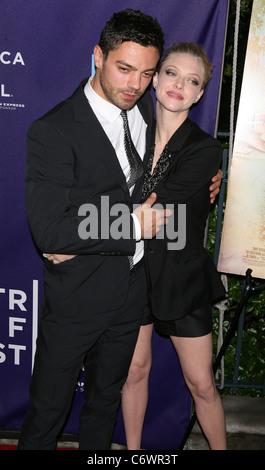 Dominic Cooper, Amanda Seyfried, 9th Annual Tribeca Film Festival - Premiere of 'Letters to Juliet' - Arrivals New York City, Stock Photo