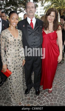 Jada Pinkett Smith, John Pacheco and Marcia Caldirola The American Red Cross Red Tie Affair Fundraiser Gala held at Fairmont Stock Photo