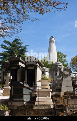 Pere Lachaise Cemetery Paris France Stock Photo