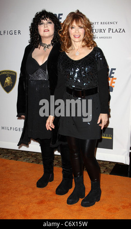 Ann Wilson and Nancy Wilson of Heart The 17th Annual Race To Erase MS held at The Hyatt Regency Century Plaza Century City Los Stock Photo