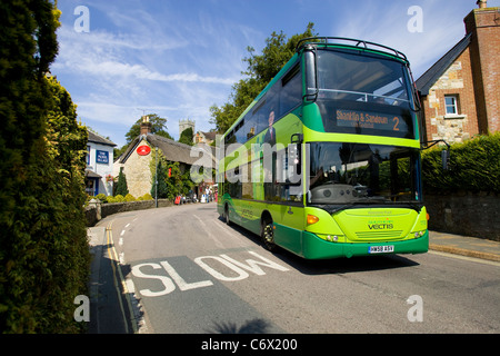 Southern Vectis, Route 8, Godshill, Isle of Wight, England, UK Stock ...