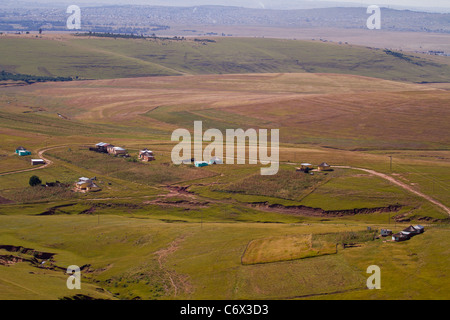 Rural settlement with livestock, South Africa Stock Photo - Alamy