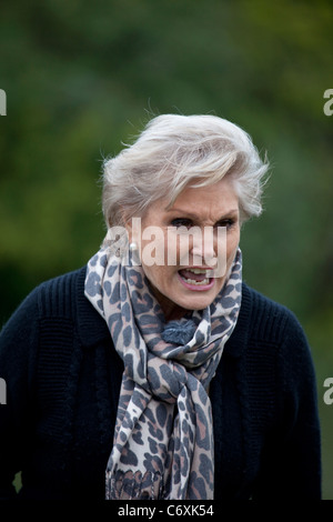 Television News reader and presenter Angela Rippon and her husband ...