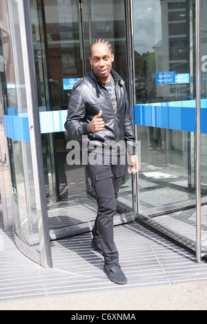 Lemar outside the ITV studios London, England - 17.05.10 Stock Photo