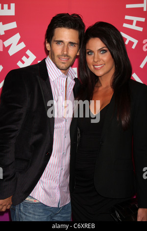 Brandon Beemer & Nadia Bjorlin arriving at the Ken Corday 'Days of Our Lives' Book Launch Party held at the Paley Center for Stock Photo