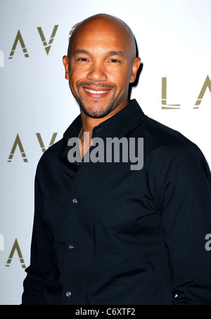 Stephen Bishop Supermodel and Victoria's Secret Angel Selita Ebanks hosts a night at LAVO nightclub at The Palazzo Resort Stock Photo