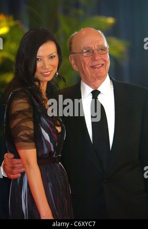 Rupert Murdoch and his wife Wendi Deng 2010 White House Correspondents Association Dinner held at the Washington Hilton Hotel - Stock Photo