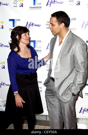 Daniel Sunjata and Tanya Lopez at the World Premiere Screening of the Lifetime Original Movie - Patricia Cornwell's 'The Front' Stock Photo