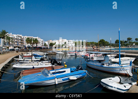 Harbour at Es Cana, Ibiza, Balearics, Spain Stock Photo