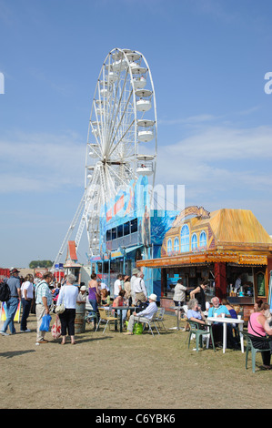 Visitors at the Great Dorset Steam fair at South Down Dorset England UK Set on 650 acres of farmland in the English countryside Stock Photo