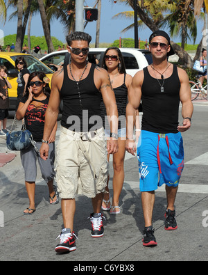 Paul Del Vecchio aka 'DJ Pauly D', Michael Sorrentino aka 'The Situation', Nicole Polizzi, aka Snooki and Sammi Giancola, aka Stock Photo