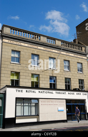 The Royal National Throat, Nose and Ear Hospital RNTNEH in Gray’s Inn Road, London, England Stock Photo