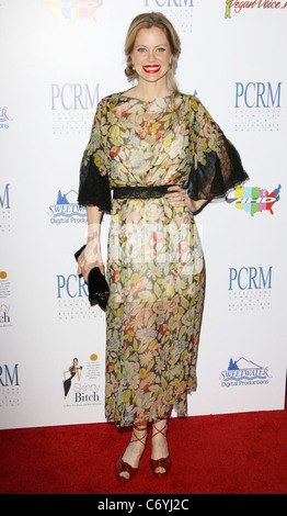 Kristin Bauer The Art of Compassion PCRM 25th Anniversary Gala held At The Lot Studios. West Hollywood, California, USA - Stock Photo